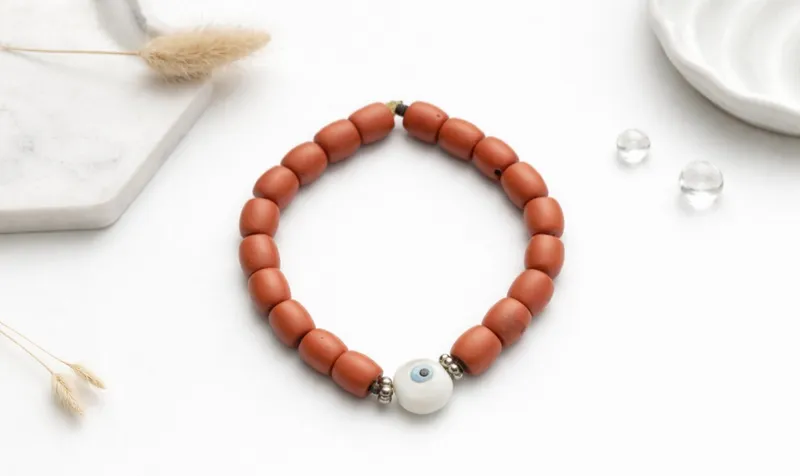 Coral Bull's Eye Bracelet thumbnail 2