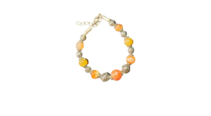 Healing Stone Metal Bracelet thumbnail 5