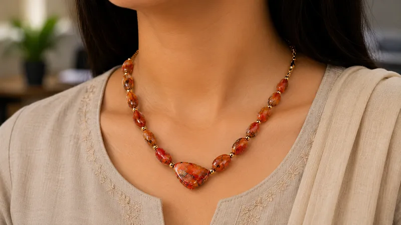 Agate Stone Necklace thumbnail 6
