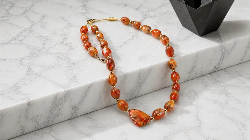 Agate Stone Necklace thumbnail 3