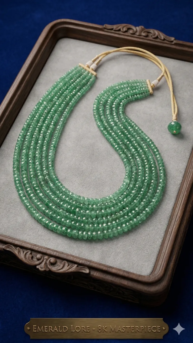 Green Emerald Necklace thumbnail 10