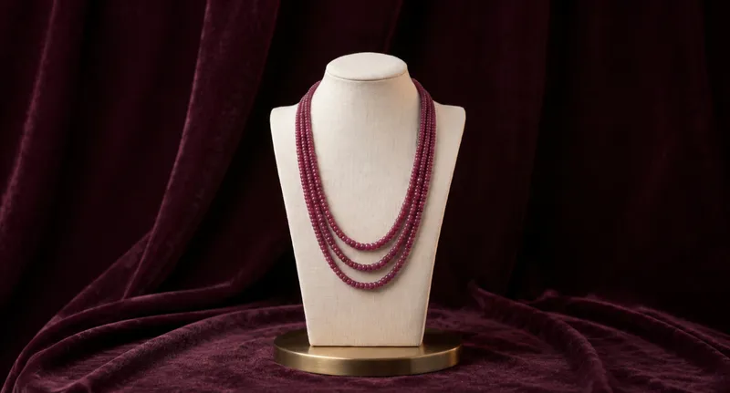 Red Ruby Necklace thumbnail 6