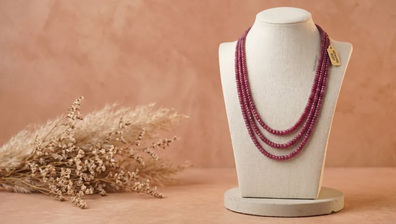 Red Ruby Necklace thumbnail 3