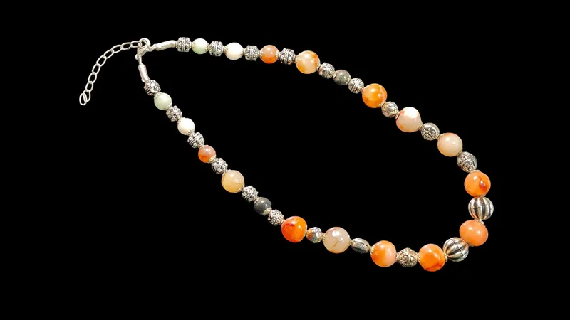 Tibetan Style Stone Necklace