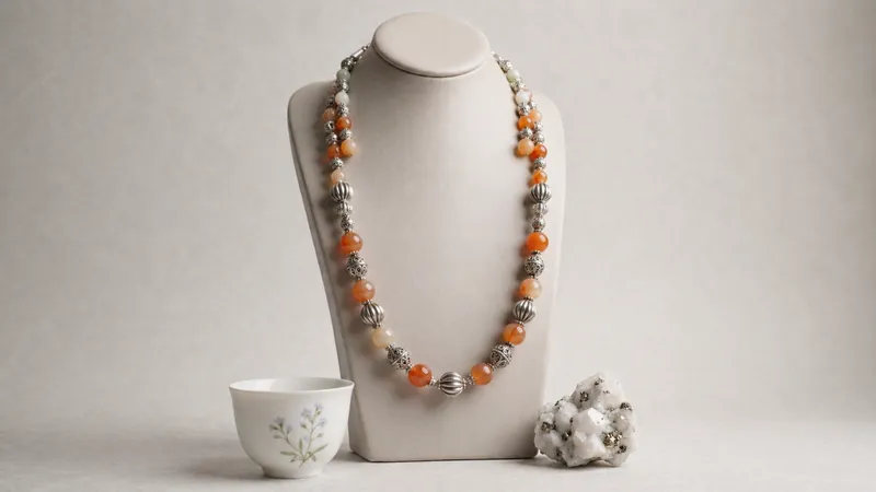 Tibetan Style Stone Necklace thumbnail 3