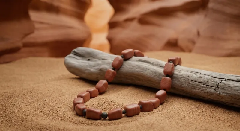 Red Coral Beads Necklace thumbnail 2