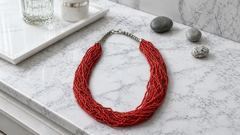 Tibetan Coral Necklace