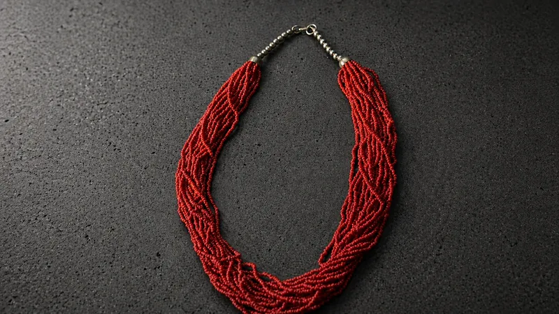 Tibetan Coral Necklace thumbnail 2