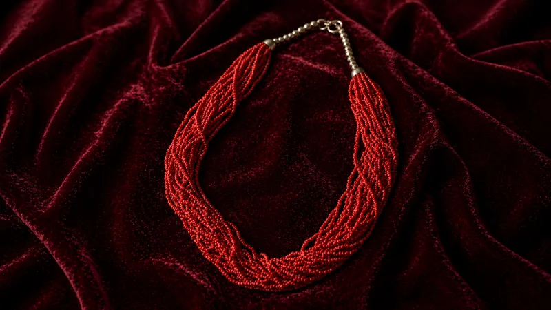Tibetan Coral Necklace thumbnail 4