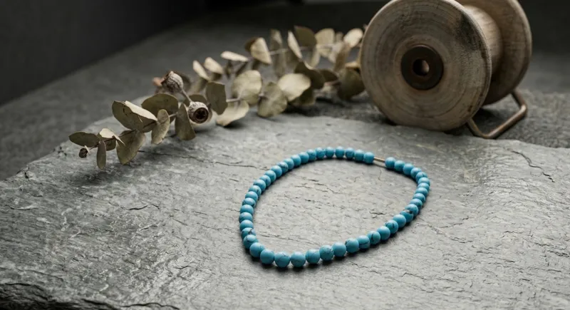 Turquoise Beads Necklace thumbnail 5