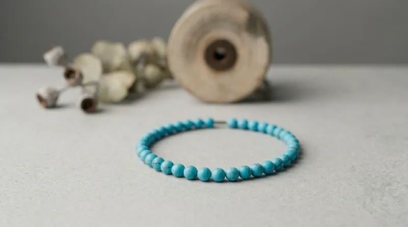 Turquoise Beads Necklace thumbnail 2
