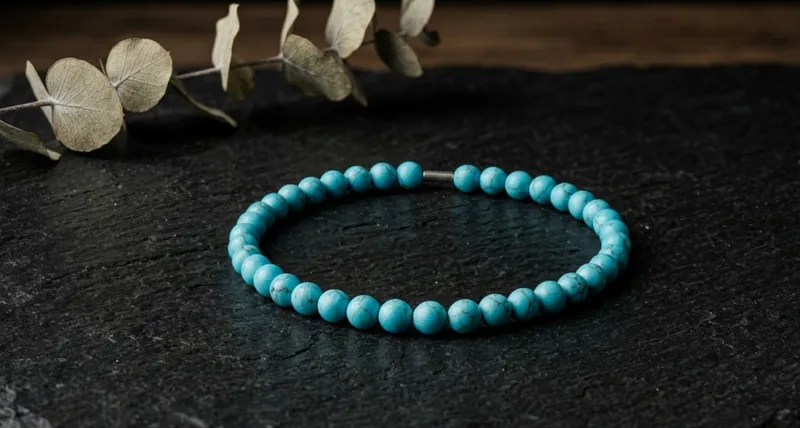 Turquoise Beads Necklace thumbnail 4