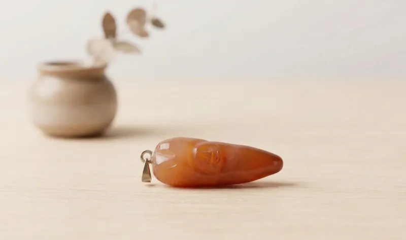 Agate Carnelian Pendant
