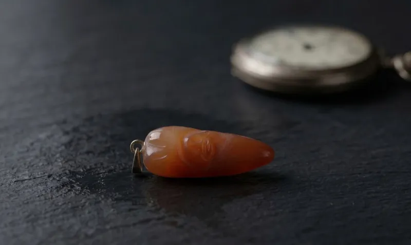 Agate Carnelian Pendant thumbnail 2
