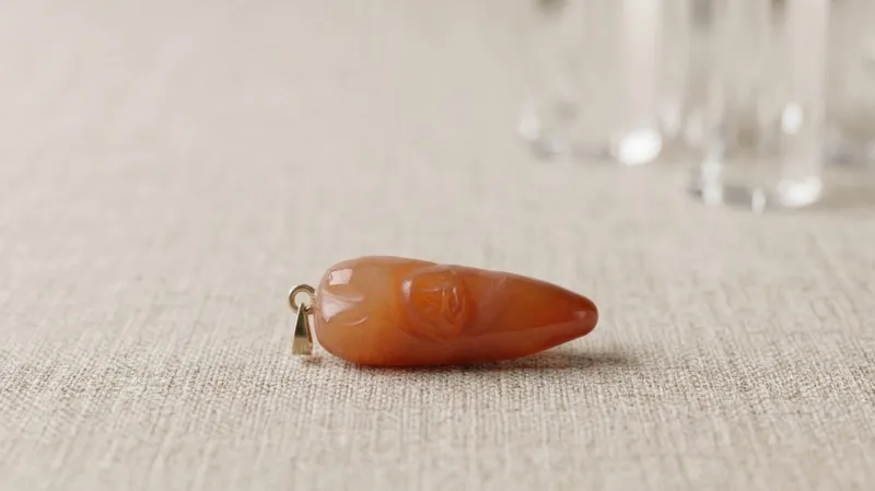 Agate Carnelian Pendant thumbnail 3