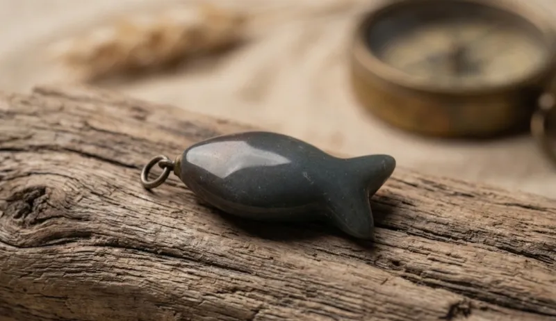 Agate Fish Pendant thumbnail 2
