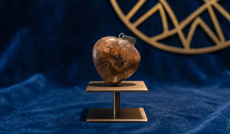 Agate Heart Pendant thumbnail 3