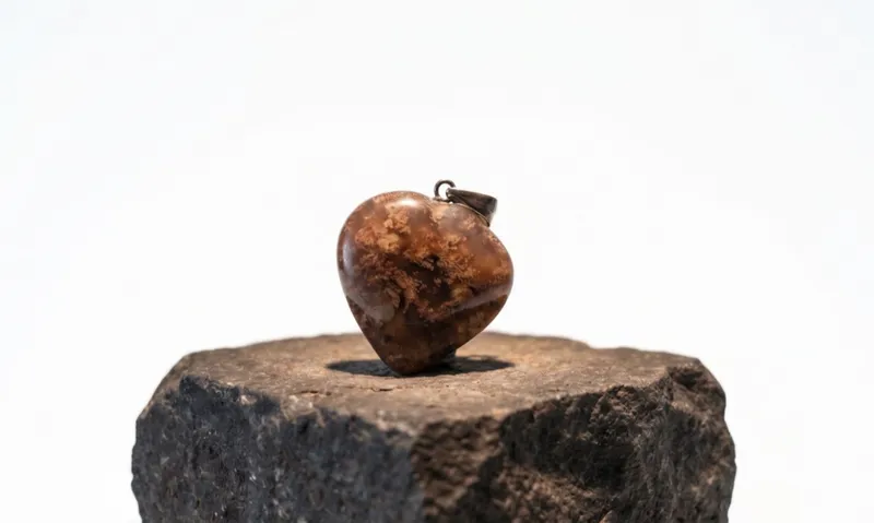 Agate Heart Pendant thumbnail 4