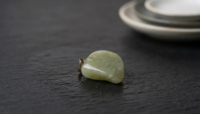 Green Agate Stone Pendant