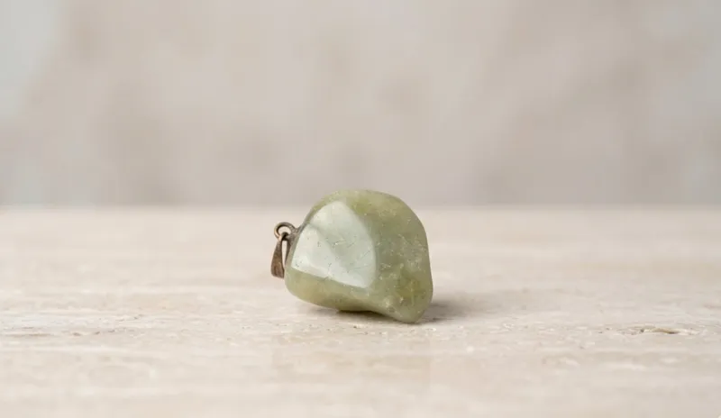 Green Agate Stone Pendant thumbnail 3