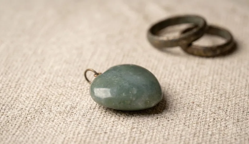 Green Jade Heart Pendant