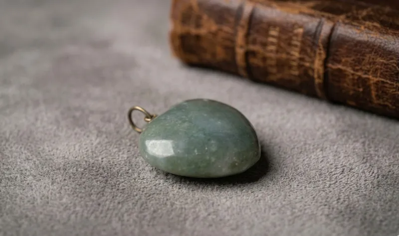 Green Jade Heart Pendant thumbnail 3