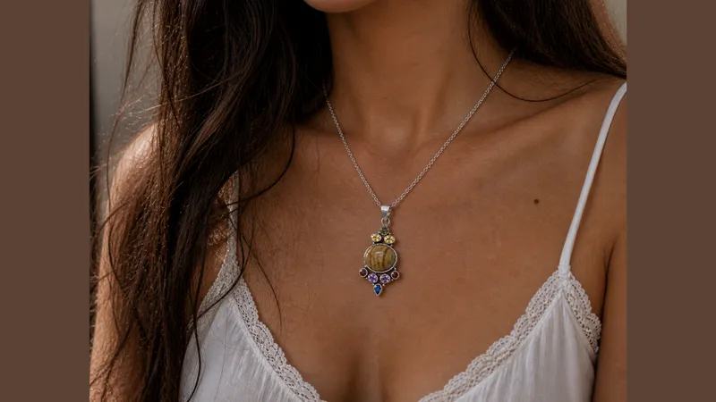 Multi-Stone Pendant (Pendant Only) thumbnail 6
