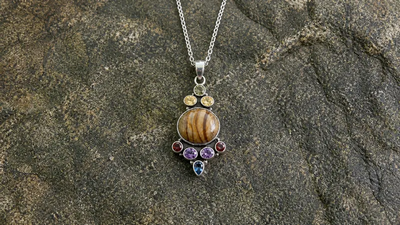 Multi-Stone Pendant (Pendant Only) thumbnail 4