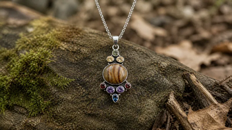 Multi-Stone Pendant (Pendant Only) thumbnail 5