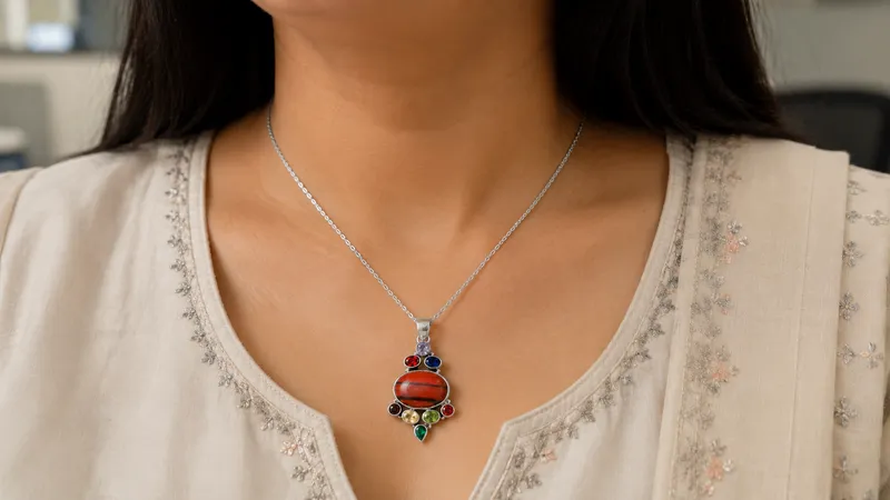 Multi-Stone Tibetan Pendant 2 (Pendant Only) thumbnail 5