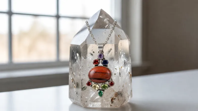 Multi-Stone Tibetan Pendant 2 (Pendant Only) thumbnail 2