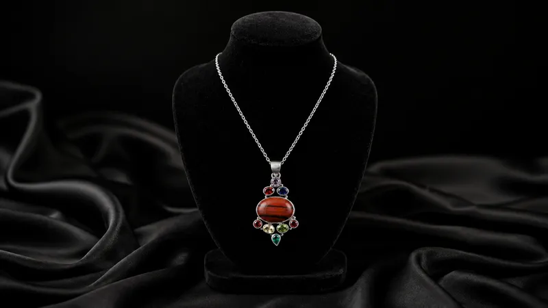 Multi-Stone Tibetan Pendant 2 (Pendant Only) thumbnail 4