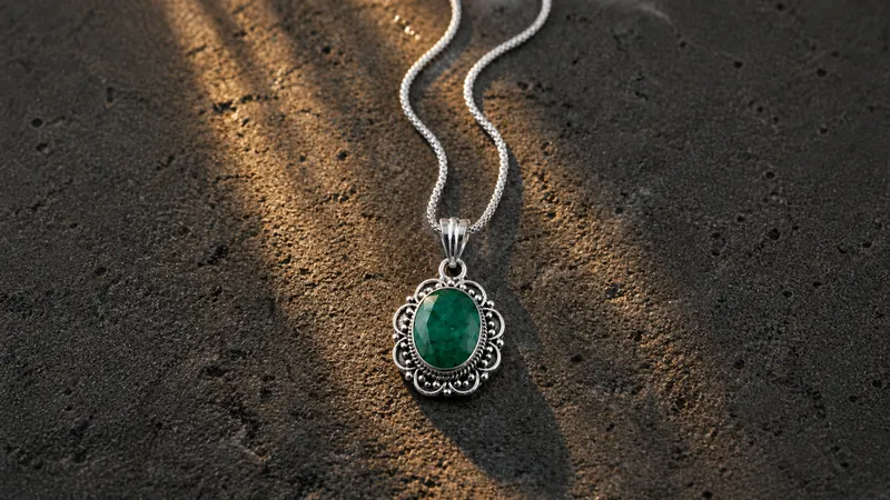 Tibetan Stone Pendant (Pendant Only) thumbnail 2