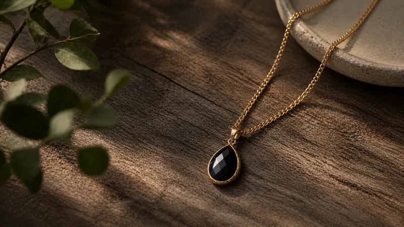 Tibetan Black Pendant (Pendant Only)