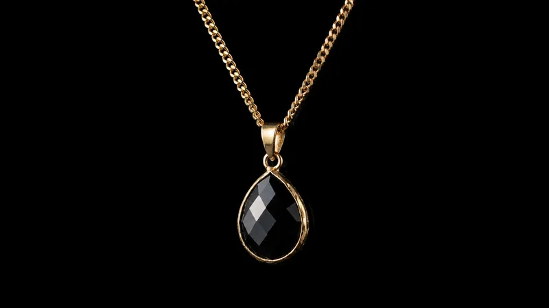 Tibetan Black Pendant (Pendant Only) thumbnail 4