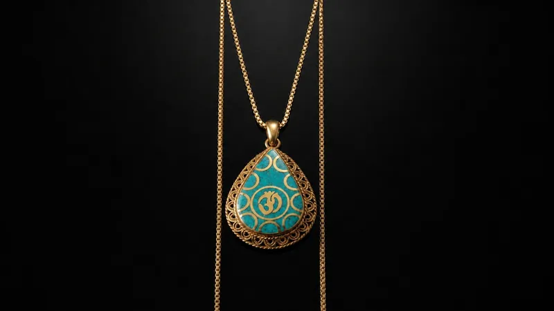 Tibetan Blue Pendant (Pendant Only)