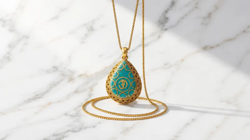 Tibetan Blue Pendant (Pendant Only) thumbnail 2