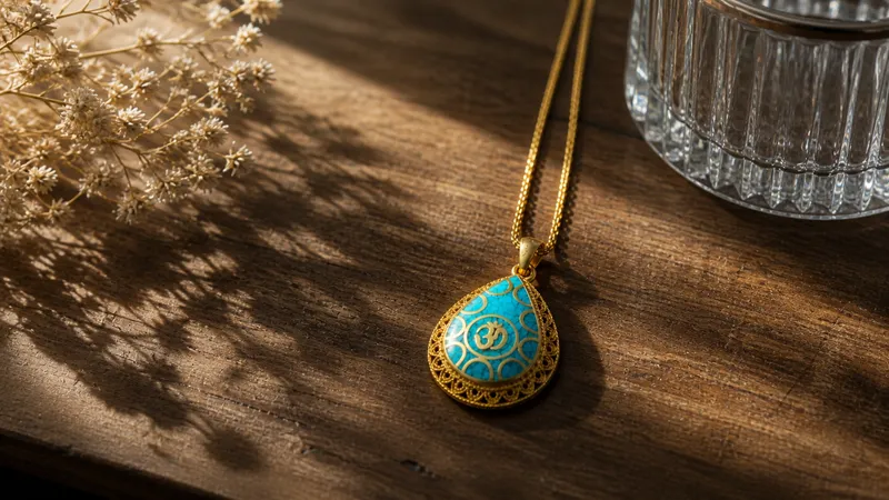 Tibetan Blue Pendant (Pendant Only) thumbnail 3