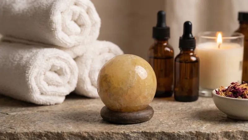 Calcite Sphere thumbnail 2