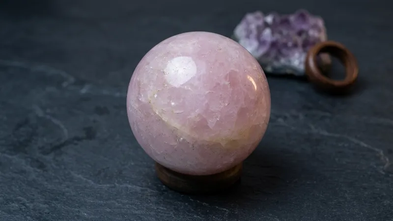 Rose Quartz Sphere thumbnail 3